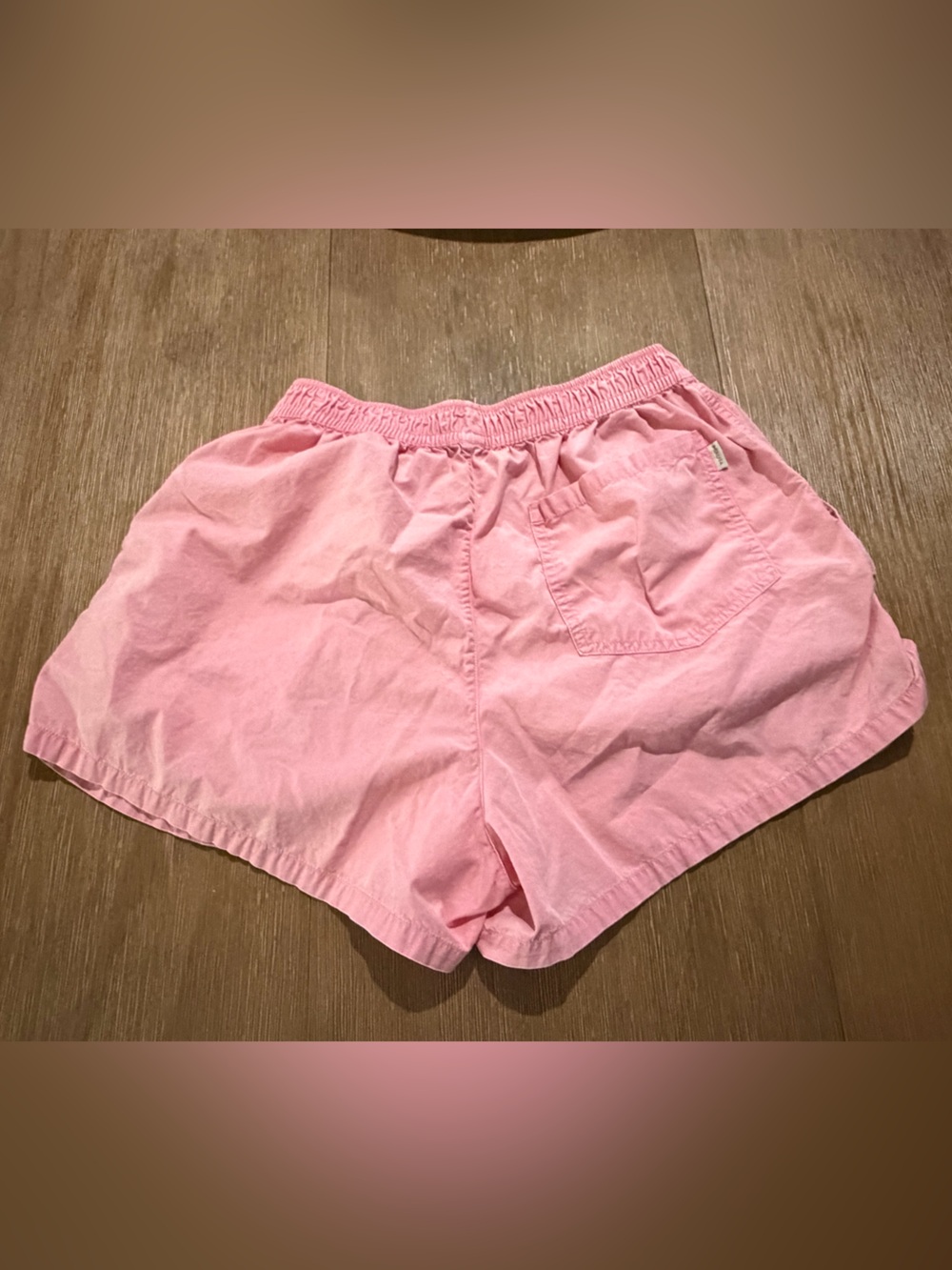 MIKUTA Organic Cotton Pink Shorts with Back Pocket Size M - Picture 5 of 5